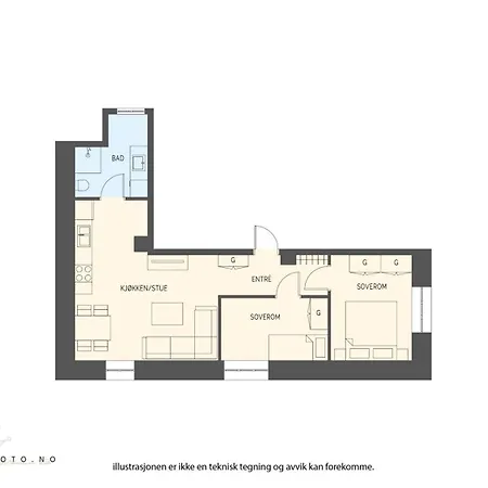 Apartment Brand New For Up To Six People *